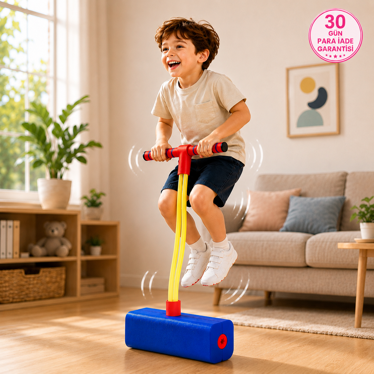 ZipZipPlay® Boy Uzama Destekli  Zıplama Oyuncağı
