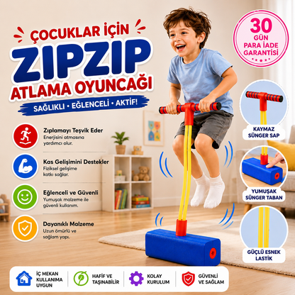 ZipZipPlay® Boy Uzama Destekli  Zıplama Oyuncağı